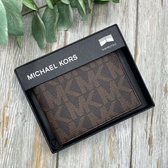 Men’s Michael Kors Jet Set Slim Bifold Wallet - Picture 2 of 9